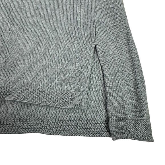 J. Jill Medium Dusty Blue Long Sleeve Sweater Crew Neck - Picture 4 of 6